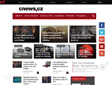 Tablet Screenshot of cnews.cz